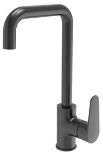 CLYDE HOT & COLD KITCHEN FAUCET DECK MOUNT MATTE BLACK