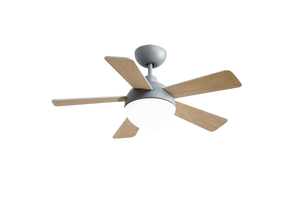 CEILING FAN RAKIA W/ LED LIGHT 52" GRAY