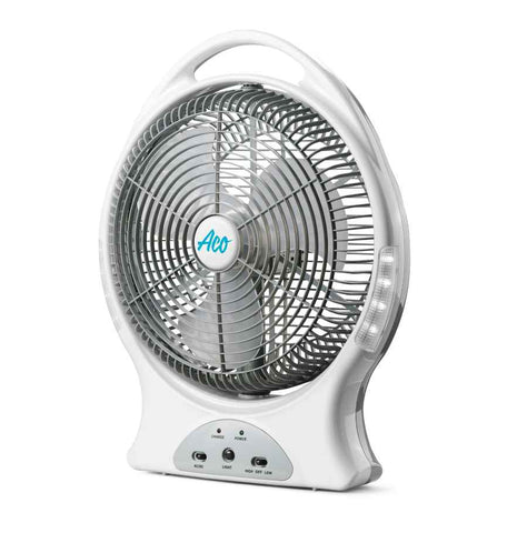 EMERGENCY FAN RECHARGEABLE 12" 6V 4.5A