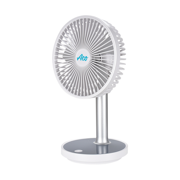 ADJUSTABLE TABLE FAN WITH LED LIGHT 2000MAH