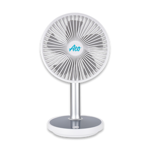 ADJUSTABLE TABLE FAN WITH LED LIGHT 2000MAH