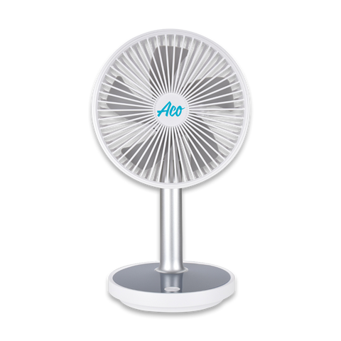 ADJUSTABLE TABLE FAN WITH LED LIGHT 2000MAH