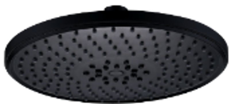 ROUND SHOWER HEAD 9" MATTE BLACK