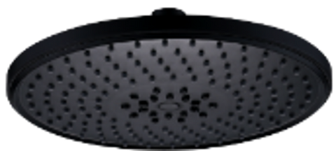 ROUND SHOWER HEAD 9" MATTE BLACK