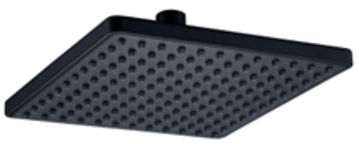 SQUARE SHOWER HEAD 9" MATTE BLACK