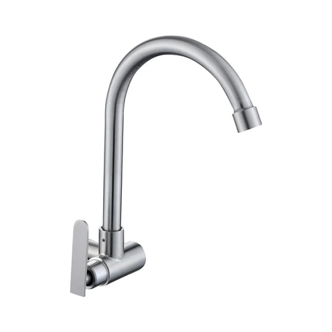 WALL TAP GOOSENECK STAINLESS STEEL YARRA SERIES