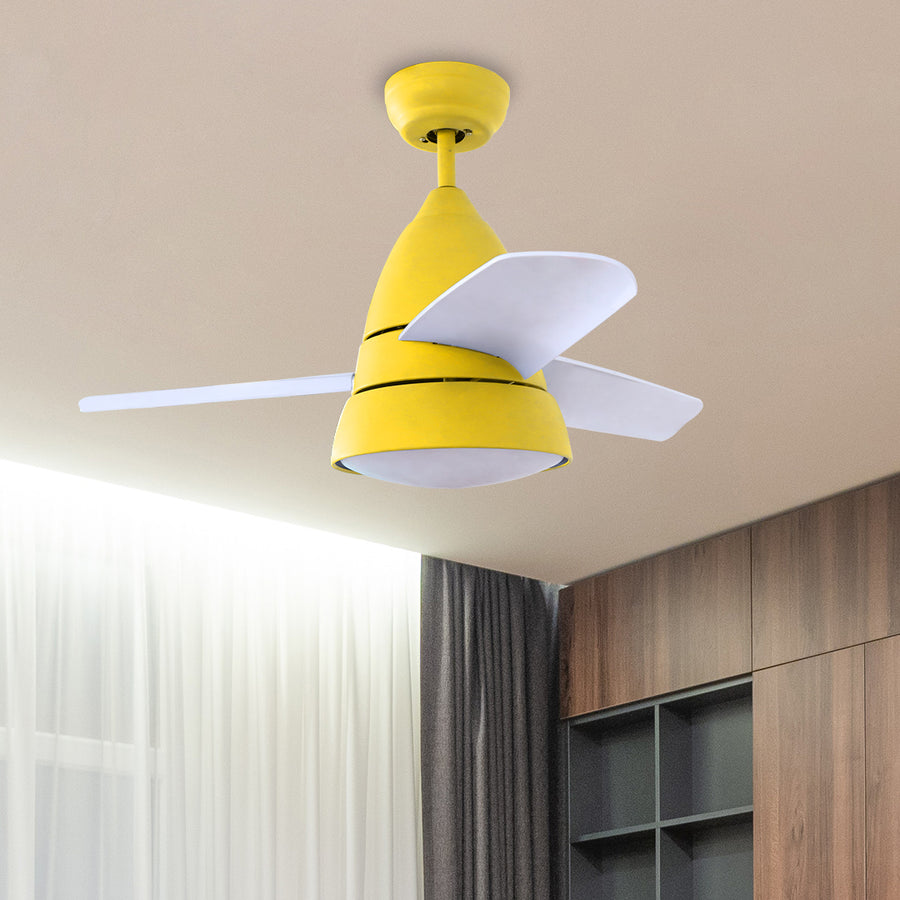 CEILING FAN WITH LIGHT 3-BLADE 36