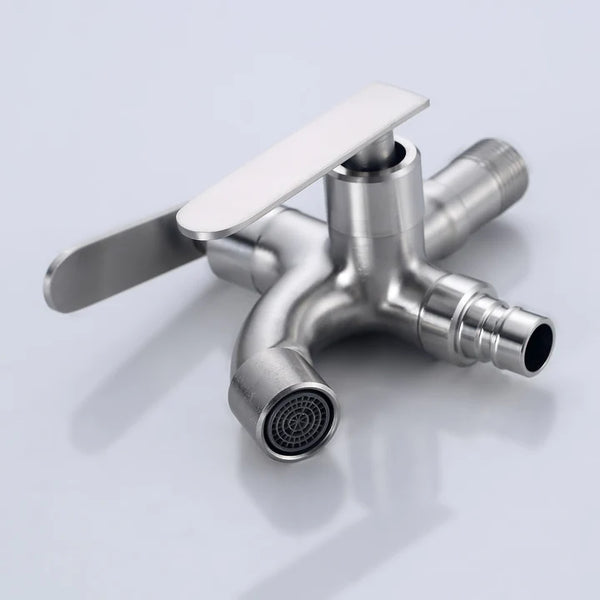 2 WAY WALL TAP STAINLESS STEEL YARRA SERIES