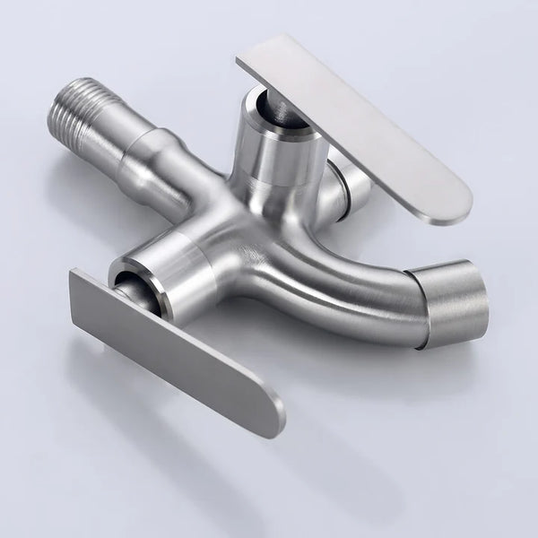 2 WAY WALL TAP STAINLESS STEEL YARRA SERIES