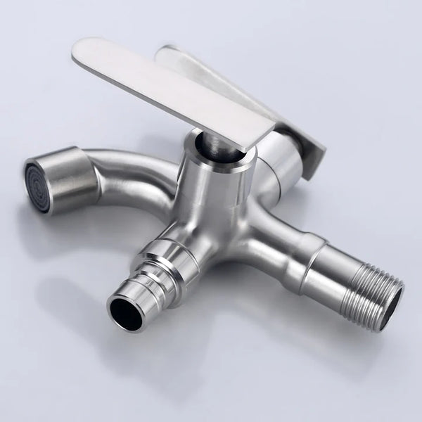 2 WAY WALL TAP STAINLESS STEEL YARRA SERIES