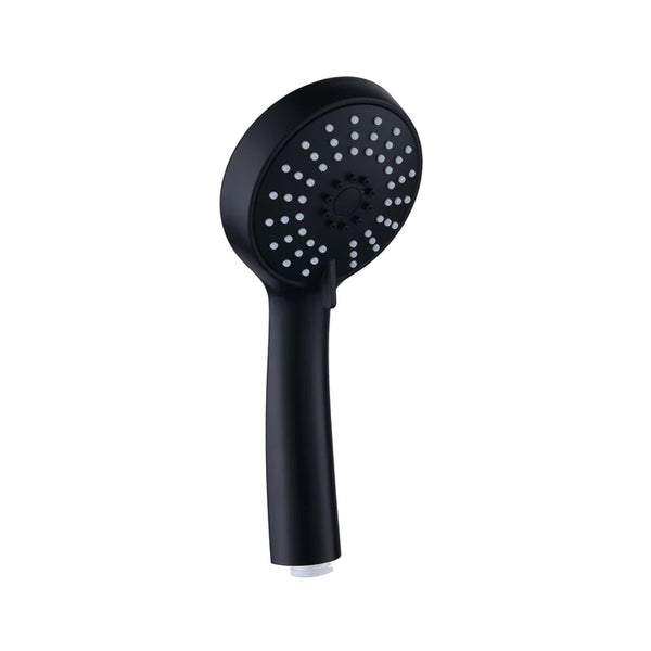 3-SETTING ROUND HAND SHOWER KIT MATT BLACK