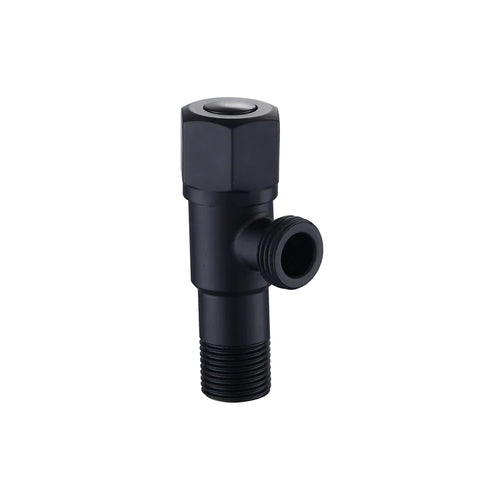 ANGLE VALVE ONE WAY M1/2"X M1/2" BLACK