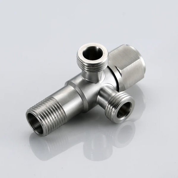 ANGLE VALVE TWO WAY M1/2" X M1/2" STAINLESS STEEL