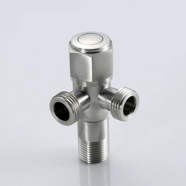 ANGLE VALVE TWO WAY M1/2" X M1/2" STAINLESS STEEL