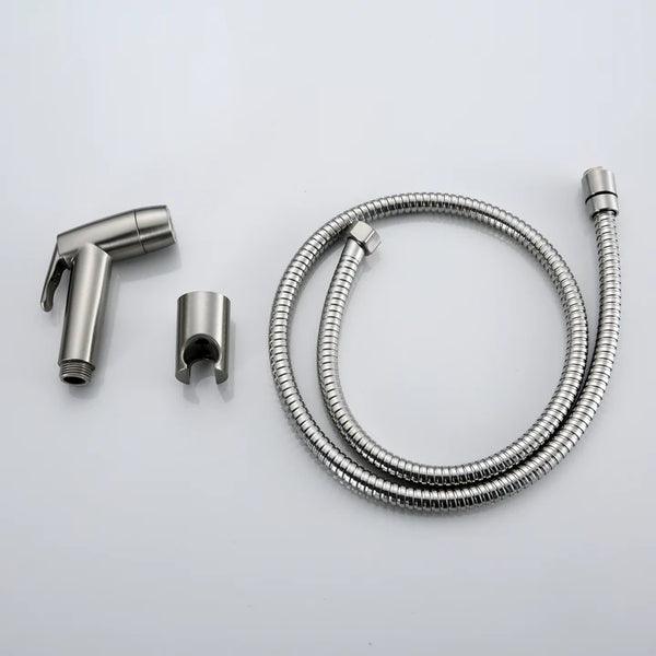 BIDET SET MULTI-SETTINGS ABS STAINLESS STEEL HOSE