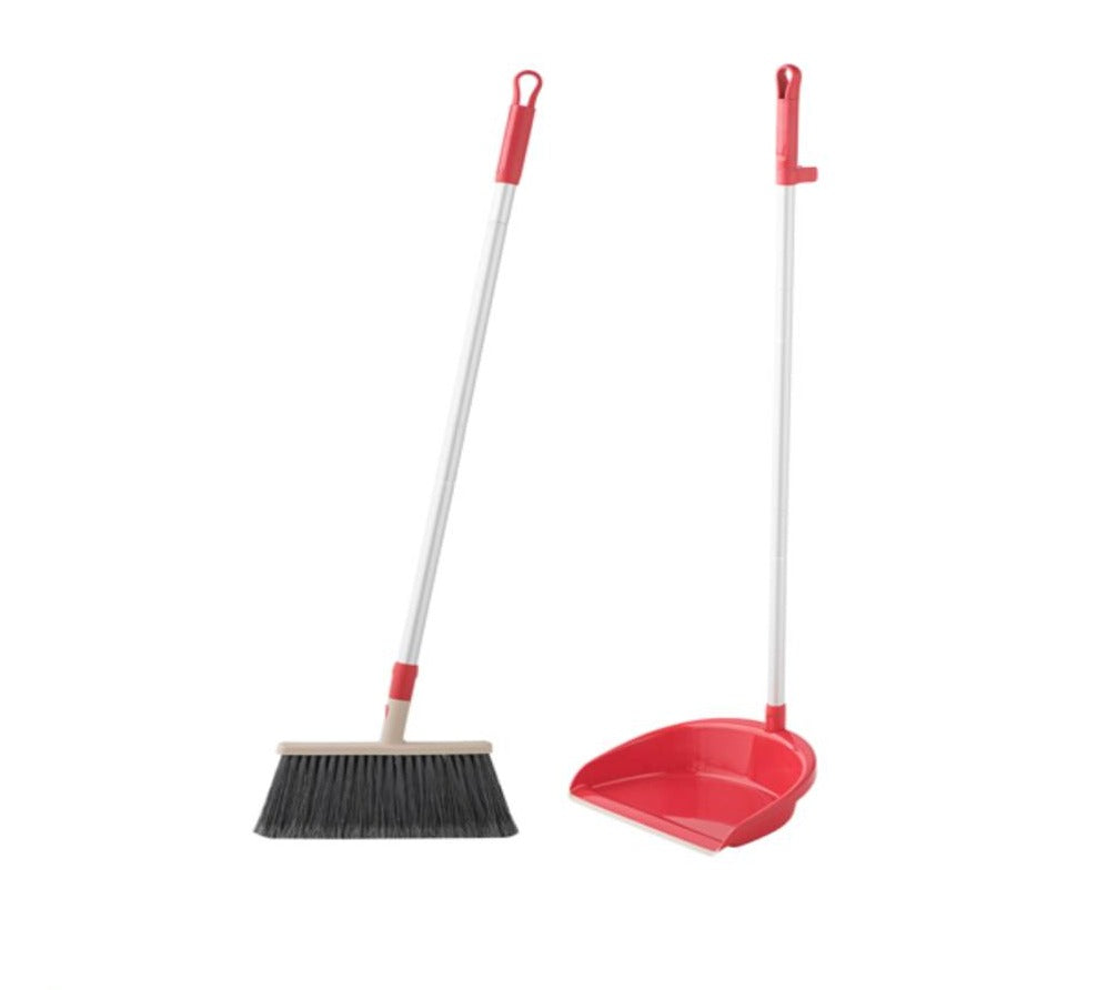 CLEAN HOME Broom & Dustpan Set CLHFSZ0027 – cobifyph